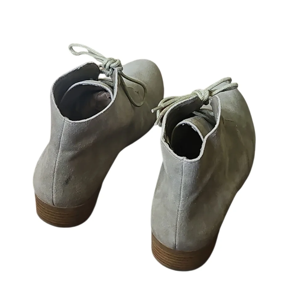 Mossimo Supply Co. Tan Women's Flats Suede Lace-up Size 8.5